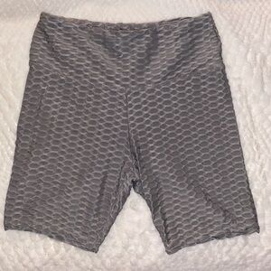 Gray Biker Shorts